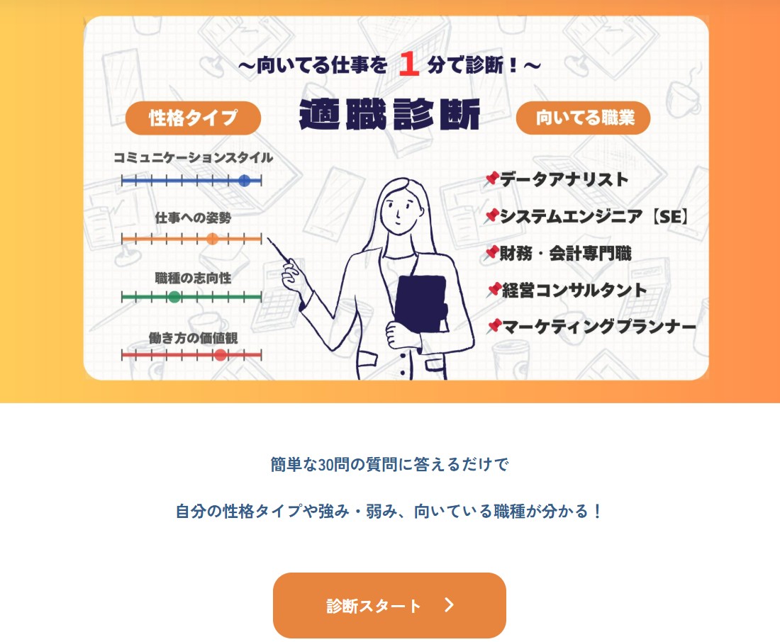 ココシロ適職診断バナー画像